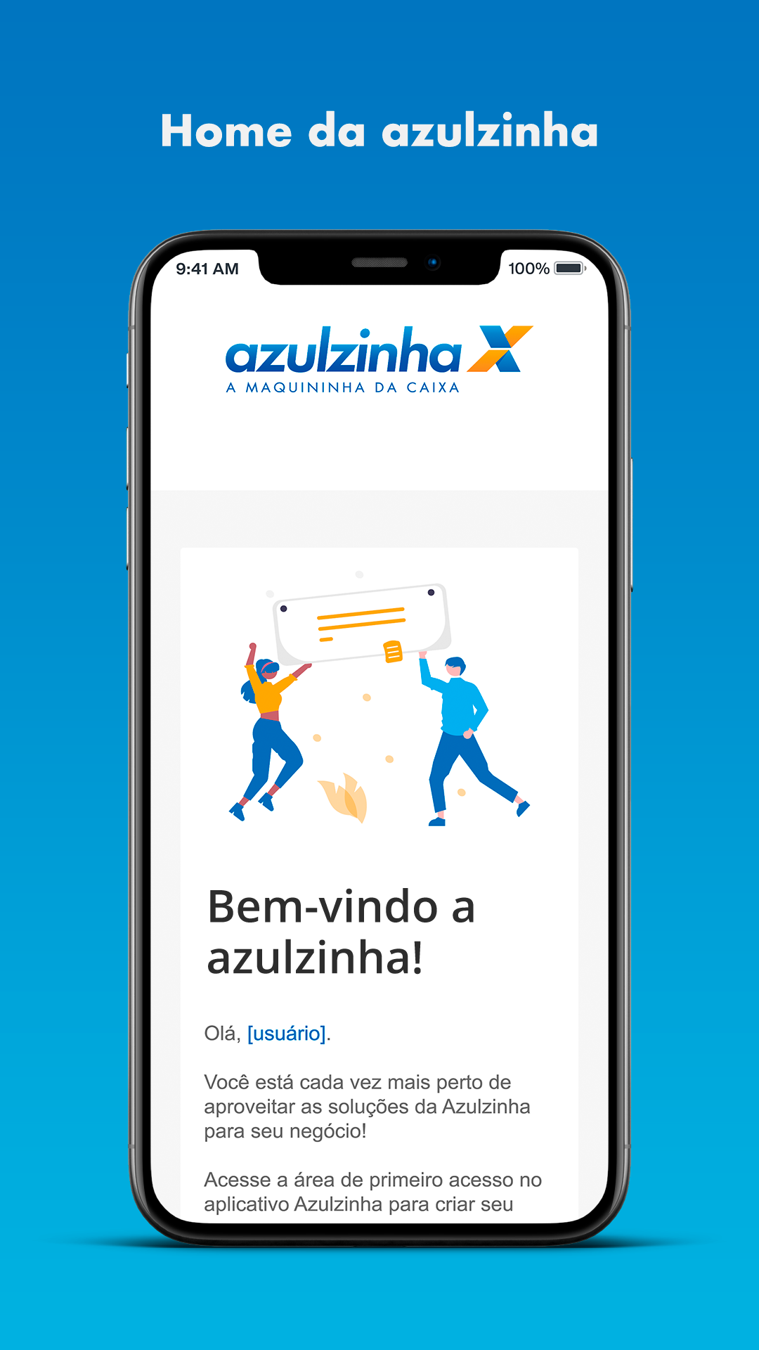 Aplicativo da azulzinha - azulzinha da CAIXA