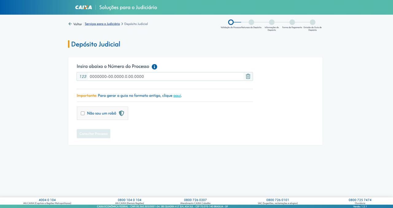 Acesse o portal da CAIXA